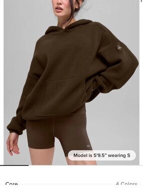 ALO Scholar Knit Set in Espresso Worn once